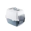 Litiere pentru pisici cu capac STEFANPLAST Cathy Comfort 58x45x48 cm alb/albastru