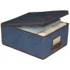 Cutie de depozitare din material textil ORDINETT 48x36x19 cm albastru