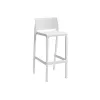 Scaun de bar de grădină BICA Volga Stool 65 50x49x89cm alb