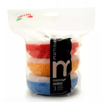 Bureți de masaj MARTINI SPA, pachet de 3 | culori asortate