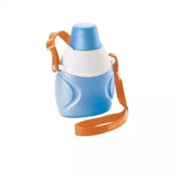 Sticlă de apă GIOSTYLE Fiesta 600 Tritan 0,65L Albastru-Portocaliu