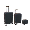Set de 3 comode cu sertare ORDINETT, 60L + 43L + 15L, gri