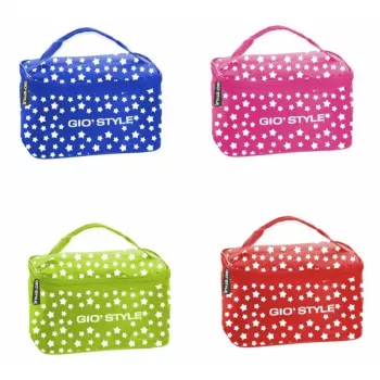 Geantă termică de prânz GIOSTYLE Stars, culori asortate (roșu, verde, albastru, roz)