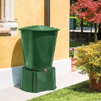 Suport pentru butoaie de apă de ploaie STEFANPLAST pentru butoaie de 210L/310L, 70x38 cm, verde