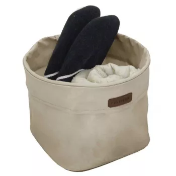 Cutie din material textil ORDINETT M 24x24x19cm Ego ecru