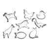 Set de 8 forme pentru turtă dulce și prăjituri GUARDINI animale