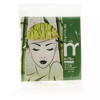 Cască de duș Martini Spa bambus - protecție impermeabilă reutilizabilă pentru păr