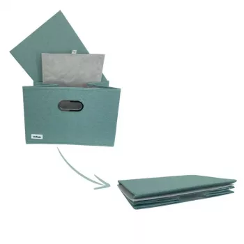 Cutie de depozitare ORDINETT Box S, 29,5x22,5x16,5 cm, mentă, polipropilenă, 11 L