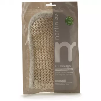 Mănușă de exfoliere din sisal și bumbac Martini Spa natur
