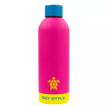 Sticlă de apă GIOSTYLE Fluo 0,75 L, asortate roz/galben/verde/albastru