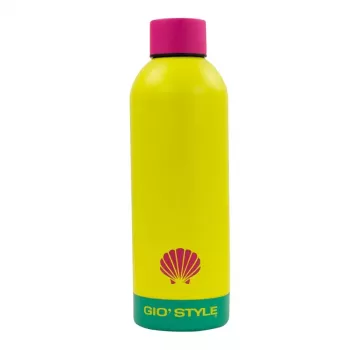 Sticlă de apă GIOSTYLE Fluo 0,75 L, asortate roz/galben/verde/albastru