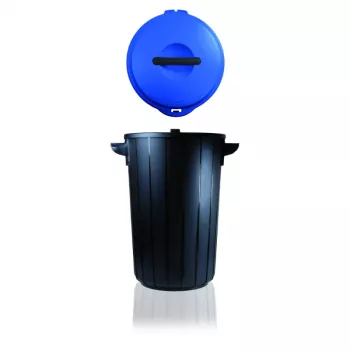 Coș de gunoi GIOSTYLE Eco Solution, 35 L, gri închis/albastru, 42,5x37,5x54 cm