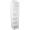 Organizator suspendat cu 6 rafturi ORDINETT 30x30x120cm bumbac gri