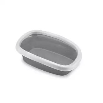 STEFANPLAST Toaletă pentru pisici Sprint 10 43x31x14 cm alb/gri