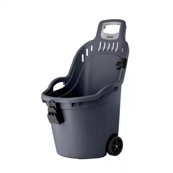 Roabă STEFANPLAST Helpy Cart 50L 59,5x53x88,5cm gri