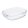 Vas de copt dreptunghiular GUARDINI din sticlă borosilicat 38x25,5x7 cm / 3,8 L