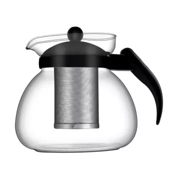 Ceainic ASI COLLECTION FERRO 1,5L oțel inoxidabil cu sită, finisaj oglindă lustruit, compatibil cu inducție