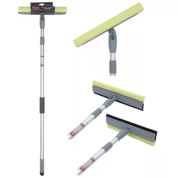 Perie de geam cu mâner telescopic SAUBER Expert