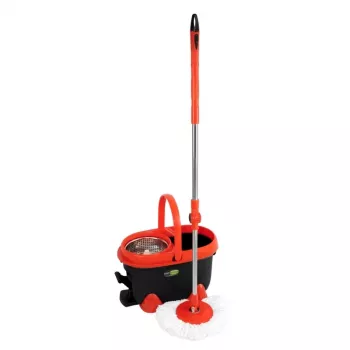 Set de curățare a pardoselii GIOSTYLE Love Spin Mop 360° asortat, 4 culori