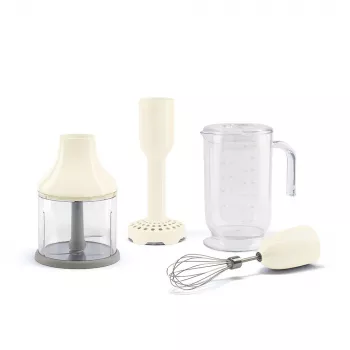 Set de accesorii pentru blender vertical SMEG HBAC11CR, 4 piese, crem