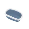 STEFANPLAST Sprint 10 Toaletă deschisă pentru pisici 43x31x14 cm albastru/alb
