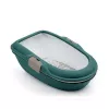 Litiere pentru pisici STEFANPLAST Furba Chic 59x39x22 cm verde/gri deschis