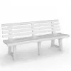Bancă de grădină BICA Olimpia 150x53x77 cm alb