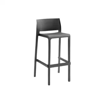 Scaun de bar de grădină BICA Volga Stool 75 50x50x99 cm gri