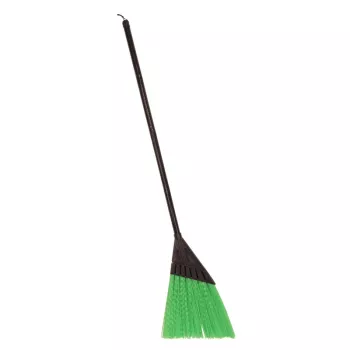 Mătură de stradă SAUBER cu coadă, plată, verde