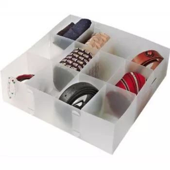 ORDINETT Organizator L 30,5x30,5x10cm Top Class cutie de depozitare transparentă