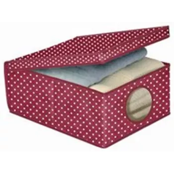 Cutie de depozitare din material textil ORDINETT 48x36x19 cm Bordeaux