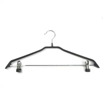 Umereșe ORDINETT cu cleme 2 buc. oțel/vinil antialunecare 44 cm negre