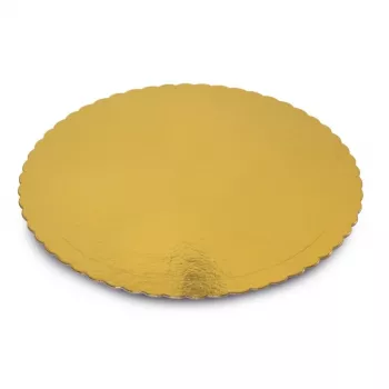 GUARDINI Easy Bake Paper Cake Trays Gold 32 cm 2 pcs