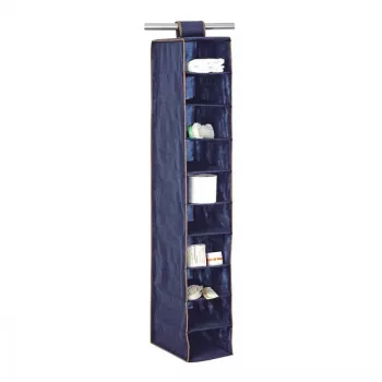Organizator de raft ORDINETT 10 20x29x120 cm albastru