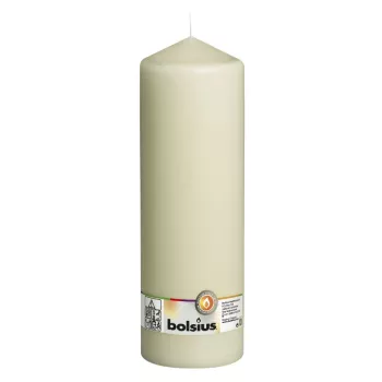 Abajur cilindric pentru lumânare BOLSIUS Ø300x98mm, bej