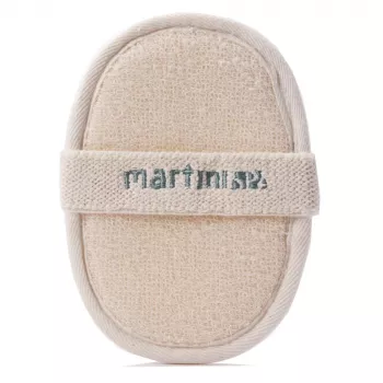 Burete exfoliant din luffa și bumbac MARTINI SPA, natural