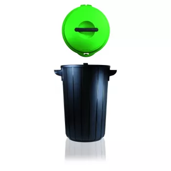 Coș de gunoi GIOSTYLE Eco Solution 35L gri închis/verde