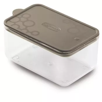 Bol dreptunghiular pentru hrană animale GIOSTYLE Con.Tengo S 0,7L gri-maro