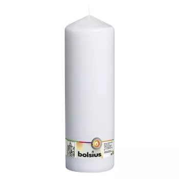 Lumânare cilindrică BOLSIUS Ø300x98mm albă