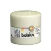 Lumânare cilindrică BOLSIUS Mamoth cu 3 fitile Ø150x150mm bej