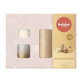 Set cadou BOLSIUS Home Sweet Home vanilie