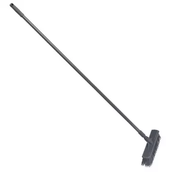 Perie de exterior SAUBER cu mâner 34 cm gri