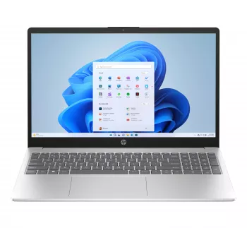 Laptop HP 15,6 inch FHD - Intel Core 3 100U, 8 GB RAM, 512 GB SSD, FreeDOS, Natural Silver