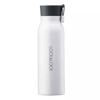 Cană termos LOCKNLOCK Name 500ml, albă