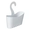Raft multifuncțional suspendat pentru baie TATAY 25x9x28 cm, alb