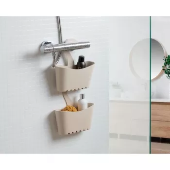 Raft multifuncțional suspendat pentru baie TATAY 25x9x28 cm Ecohome