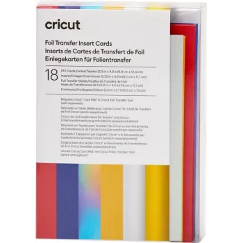 Set de cartonașe Cricut Insert Cards Foil Celebration R10 roșu, albastru (2009476)