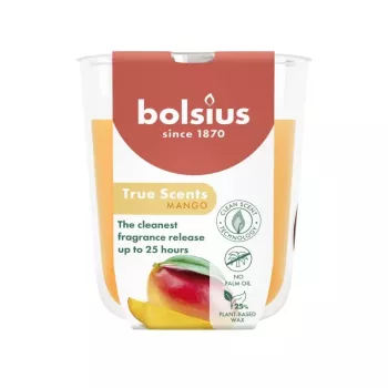 BOLSIUS True Scents Mango Scented Glass Jar Candle Ø80x73mm