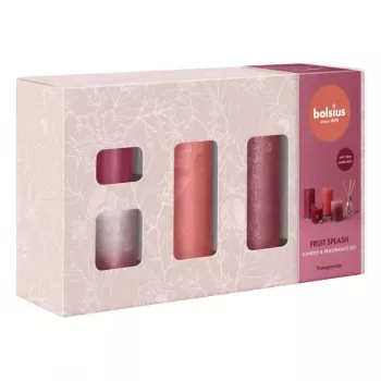 Set cadou BOLSIUS Fruit Splash rodie - săpun de mâini și loțiune 2x250ml