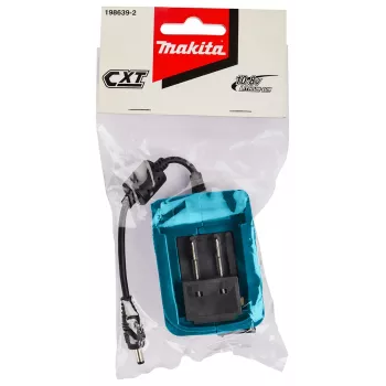 Adaptor acumulator Makita CXT 12V max Li-Ion cu ieșire DC jack (5,5 x 2,1 mm), 2,2A